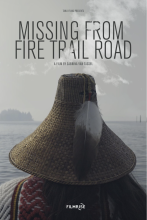 This is a film poster of "Missing From Fire Trail Road."